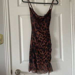 Pretty Little Thing Leopard/Cheetah Print Dress